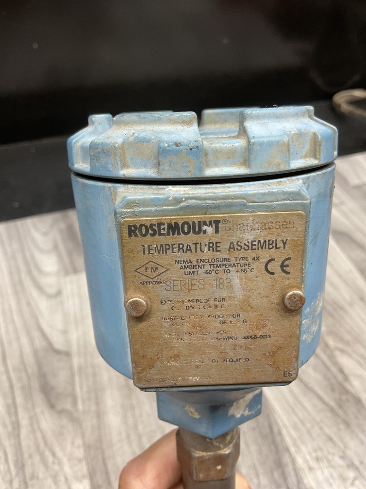 Rosemount Series 183 Temperature assembly 9" Probe #4013D112PR5SI
