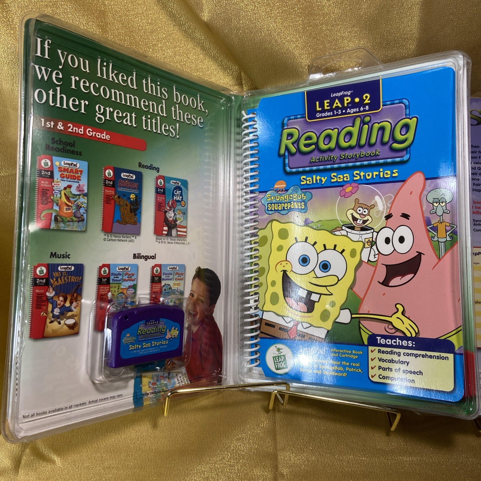 LeapFrog LeapPad / Spongebob Squarepants / Shrek 2 / Books and Cartridges 2003