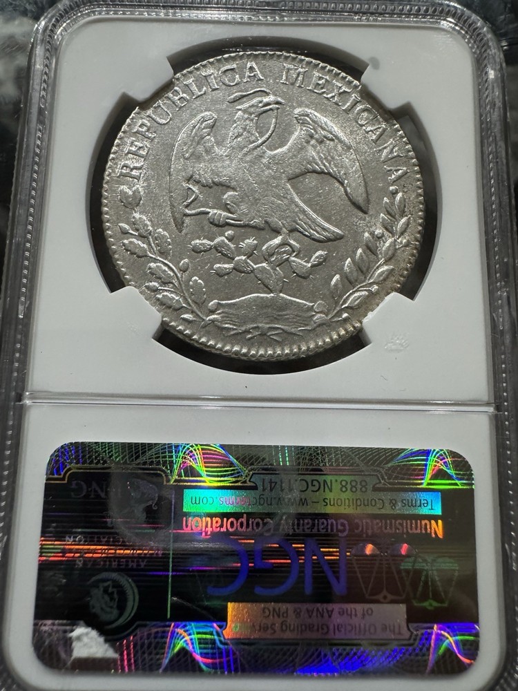 1860GO PF Mexico 8R NGC MS-62