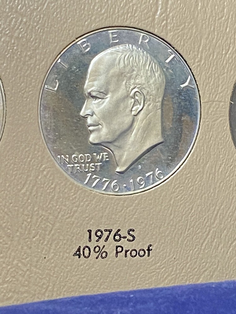 1971-1978 Eisenhower $1 Dollars (32) Coins ~ Dansco Book ~ Includes proofs