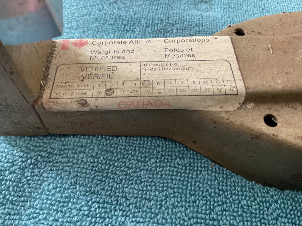 Vintage Triner 8 oz Beam Postal Scale