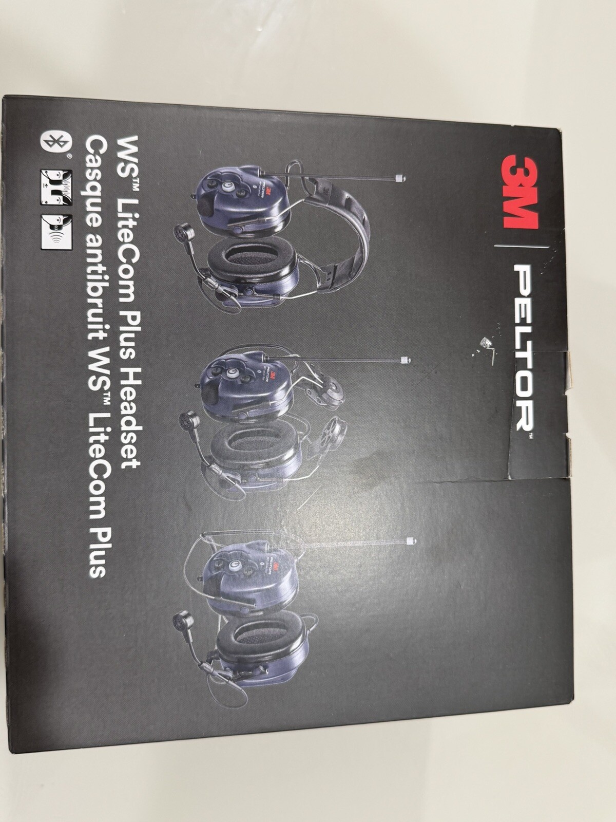 3M PELTOR LiteCom Plus 2-Way Radio Headband Headset MT73H7A4310WS6AZ