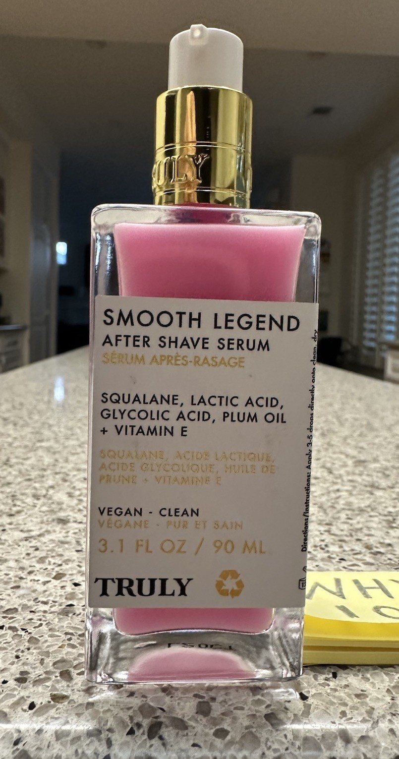 Truly Smooth Legend After Shave Serum Squalene 3.1oz/90mL FULL SZ $33 Smoothing