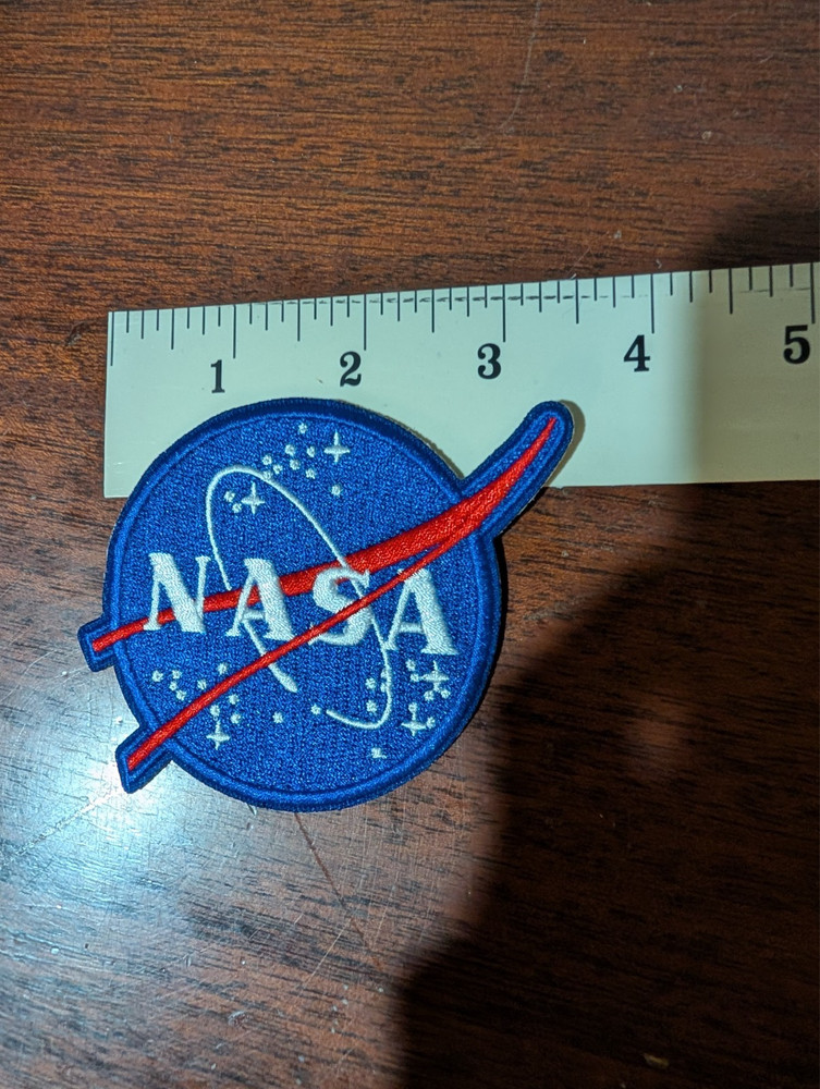 Official NASA Vector Logo Insignia Space Program Meatball Patch