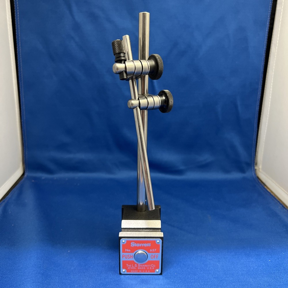 Starrett 150 Lb Magnetic Base Indicator Holder & Positioner - 657AA