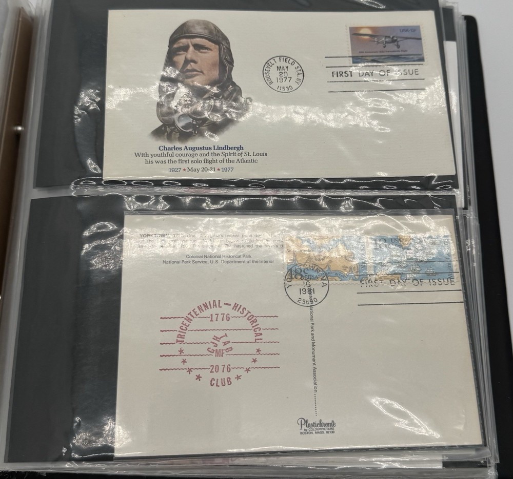 Commemorative First Day Issue Envelope/Postcard Collection Book ￼