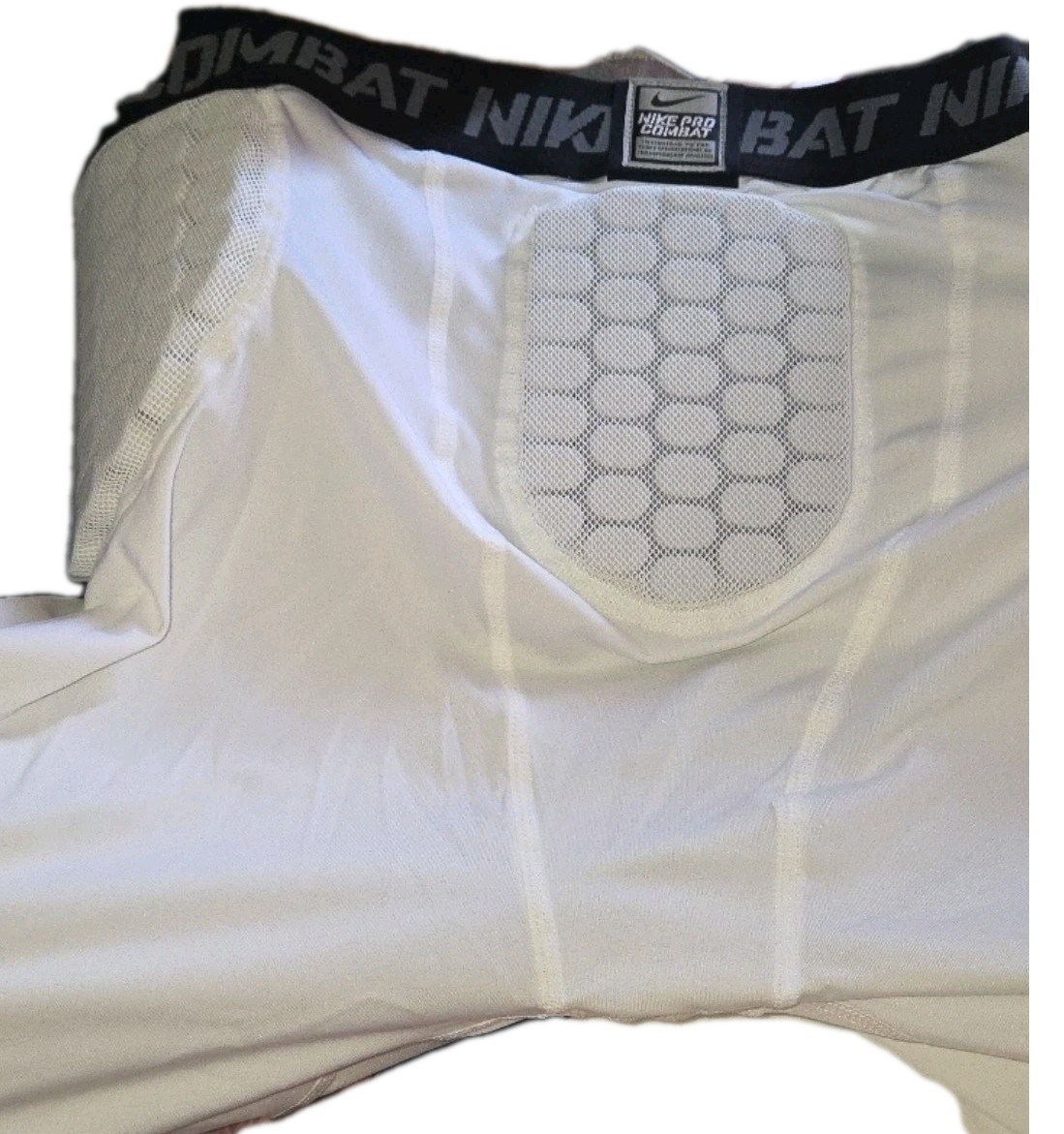 NWT! Nike Pro Combat Hyperstrong Series Football Compression Padded Shorts-White