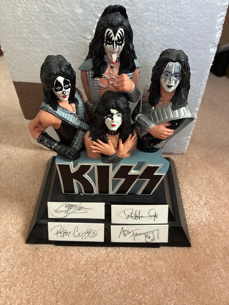 KISS Autographed Garland Figurine signed - Brand New