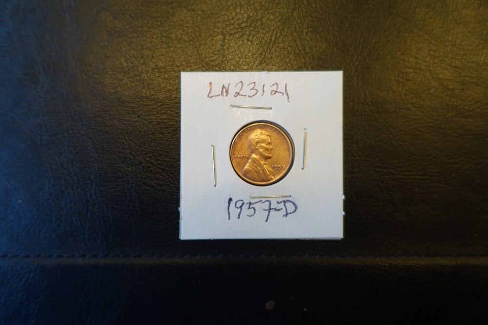 1957-D 1 cent Lincoln  Penny
