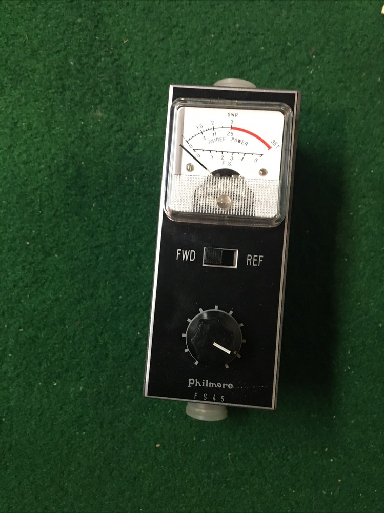 Philmore Model FS-45 Standing Wave Bridge and Field Strength Indicator Meter