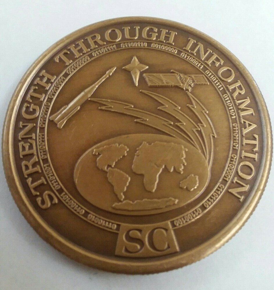 AUTHENTIC USAF SPACE COMMAND CHALLENGE COIN