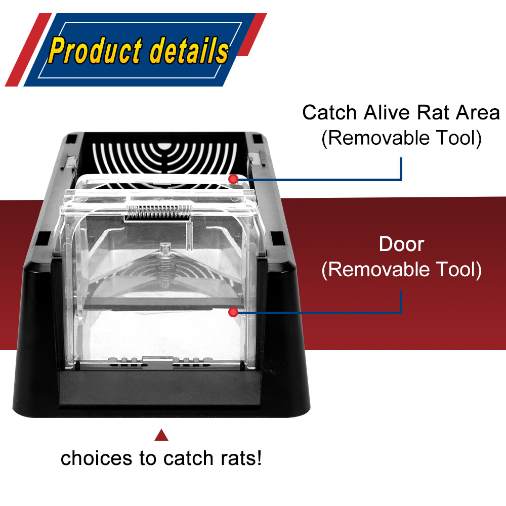 Electronic Mouse Trap Victor Control Rat Killer Pest Electric Rodent Zapper US