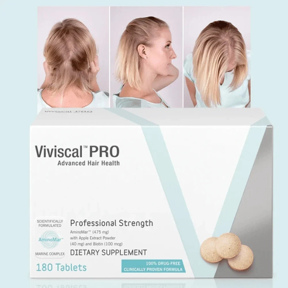 VIVISCAL PRO - Professional Hair Growth Supplement 180 Tablets, Expiring in 2027