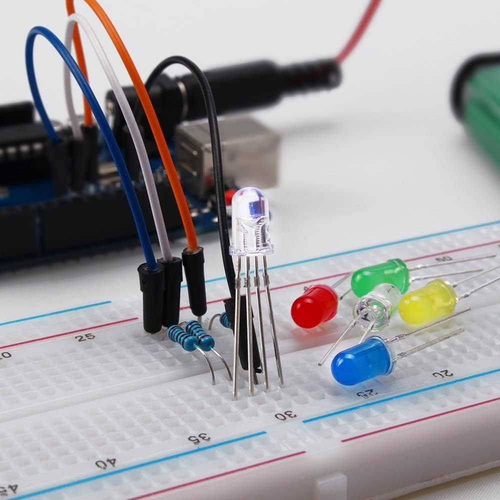 Super Starter Kit Based on Arduino UNO R3 with Tutorial and Controller Board Com