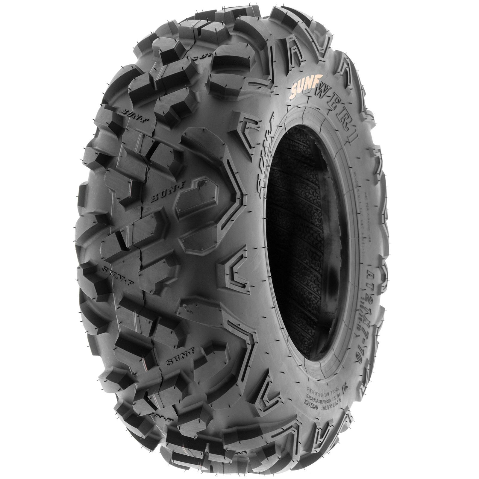 SunF 19x7-8 ATV UTV 19x7x8 All Terrain Tires 6 PR A051 - Pair of 2 POWER II