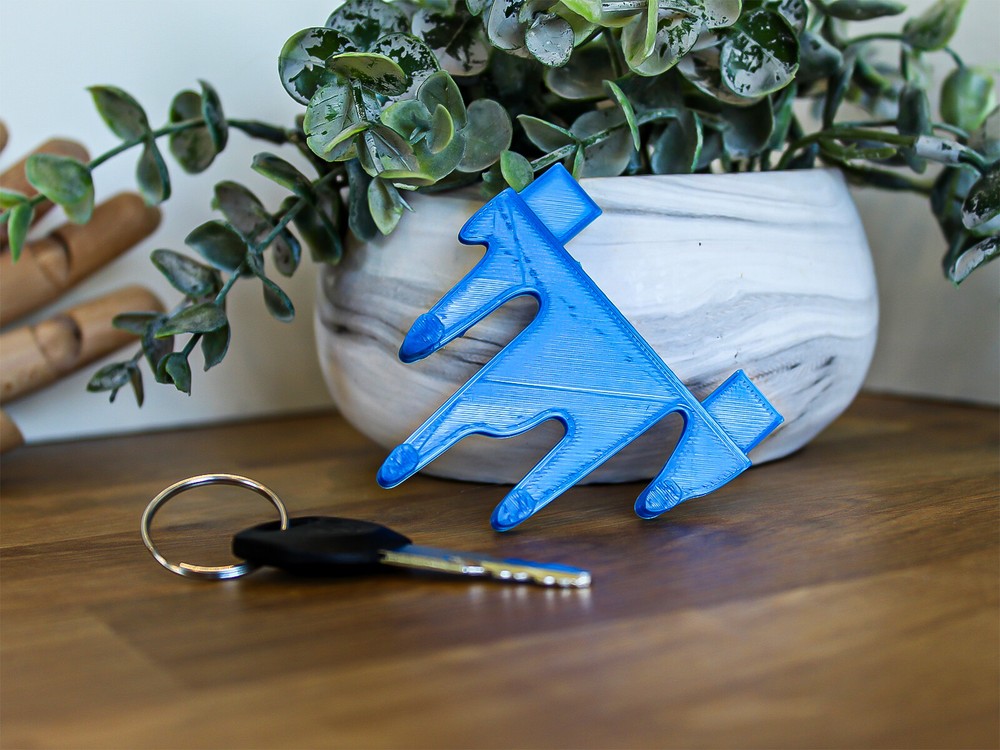 Liquid Hook Mount – 3D Printed Key Organizer for Wall