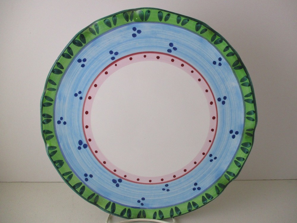 PRESENT TENSE CALYPSO DINNER PLATE- 11" - 1305G
