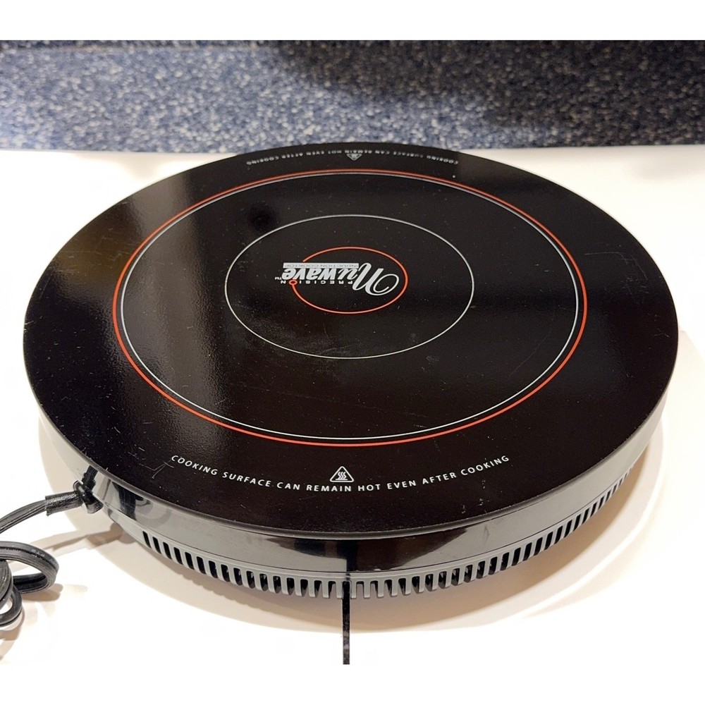 NuWave Portable Precision Induction Cooktop Model 30121 Black Tested Works