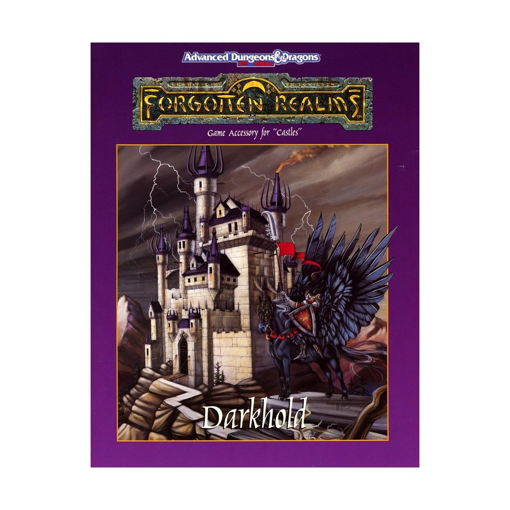 TSR AD&D 2nd Ed Castles - Darkhold Book Only! VG+