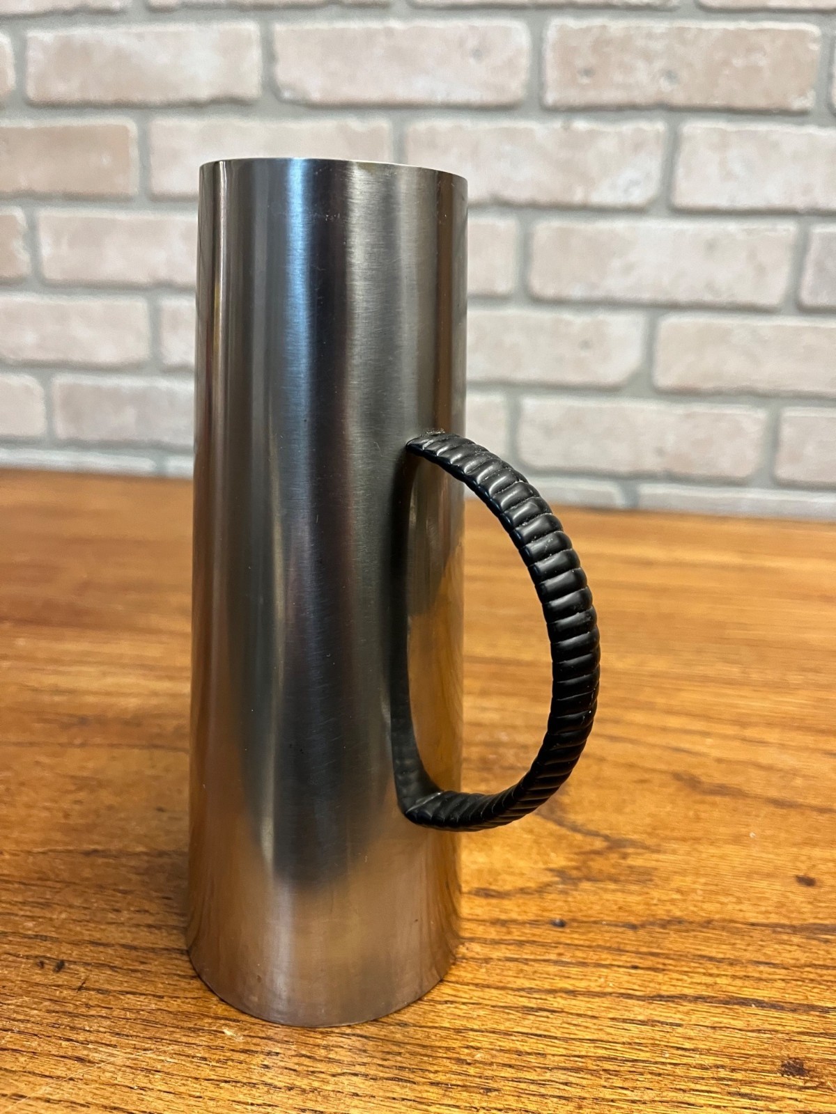 Vintage 1960s MCM Swedish Nils Nisbel Gabis Stainless Steel Pitcher Cocktail
