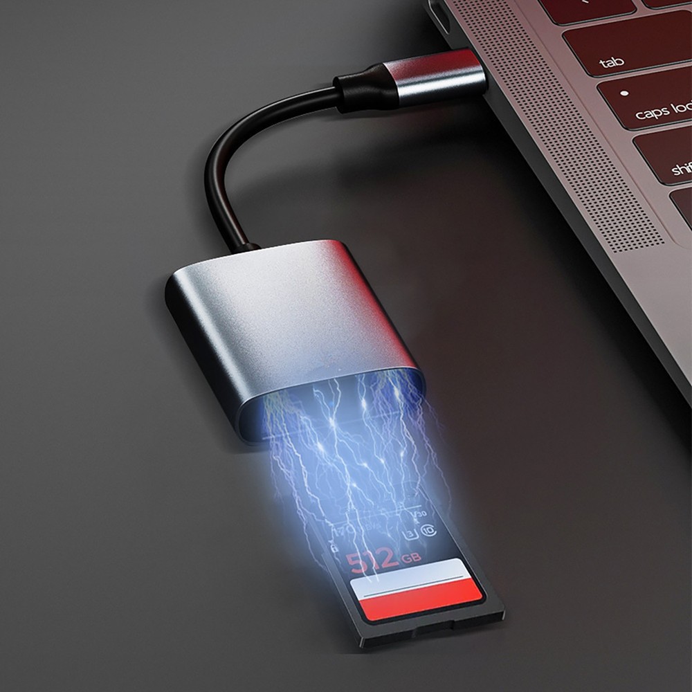 1Pack Type C USB 3.1 High Speed 4.0 Memory Card Reader Adpter for UHS-II SD Card