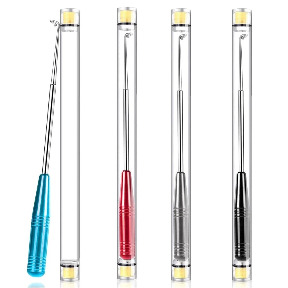 4 Pack Fish Hook Remover Tool – Quick Hook Removal with Storage Tube