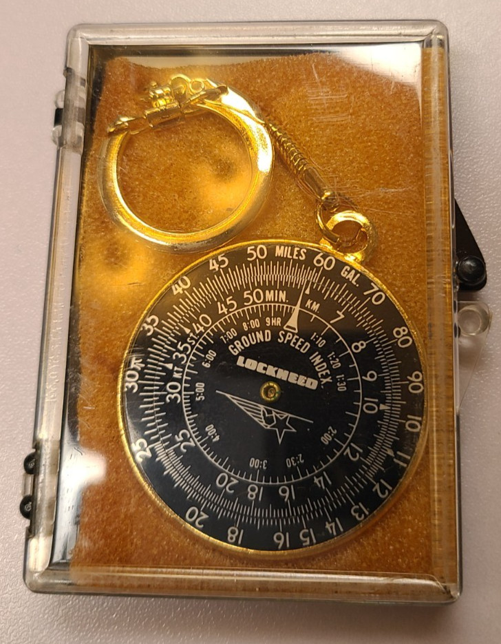 Vintage Lockheed Rigid Rotor Circular Slide Rule
