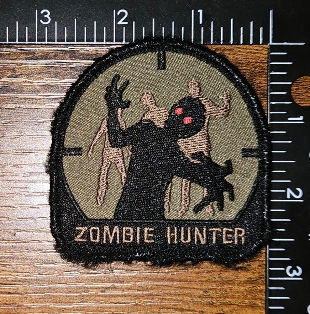 Zombie Hunter Velkro Militia Tactical Uniform Morale Patch