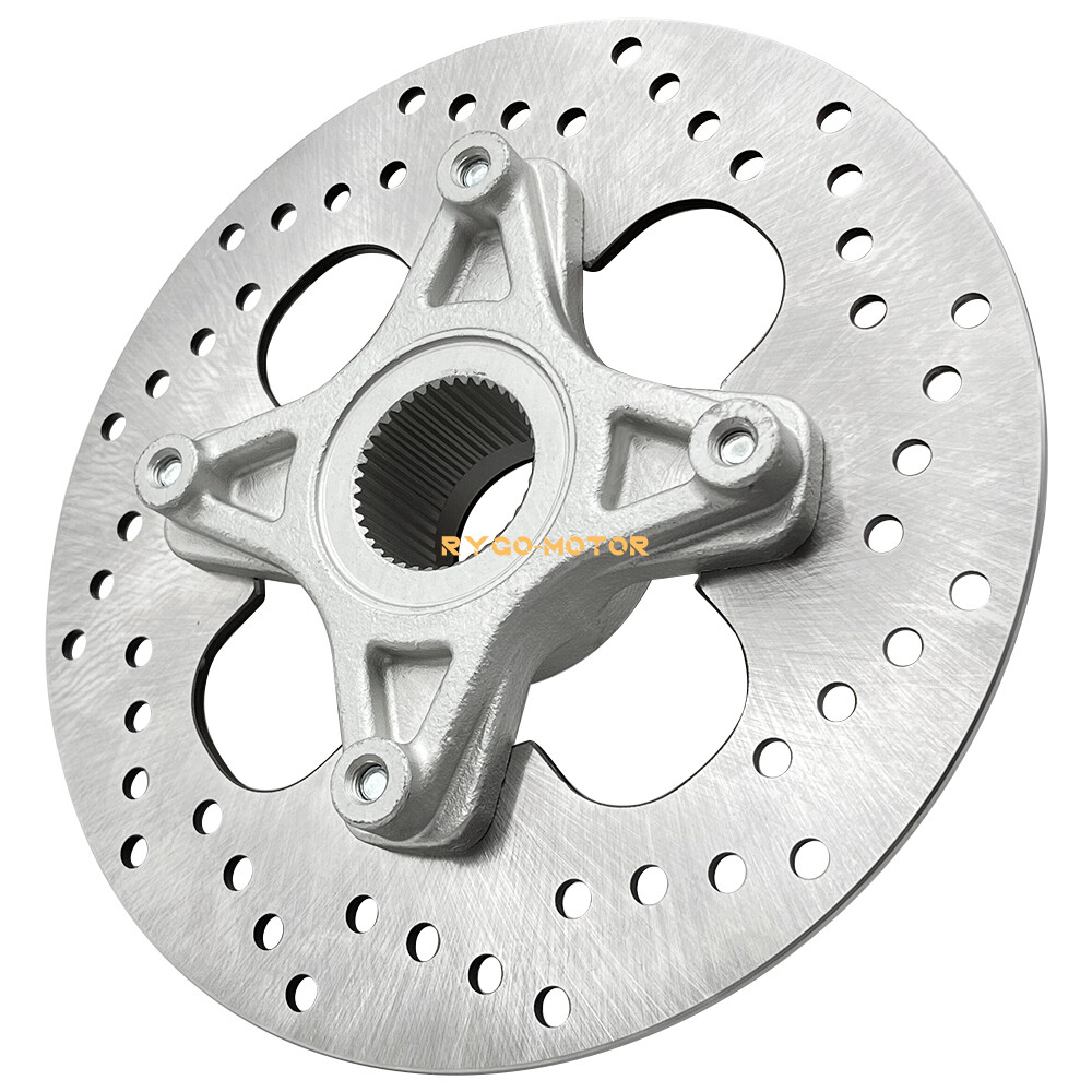 Rear Brake Rotor Disc W/Flange Hub for Honda TRX400EX Sportrax 400 TRX400X 99-14