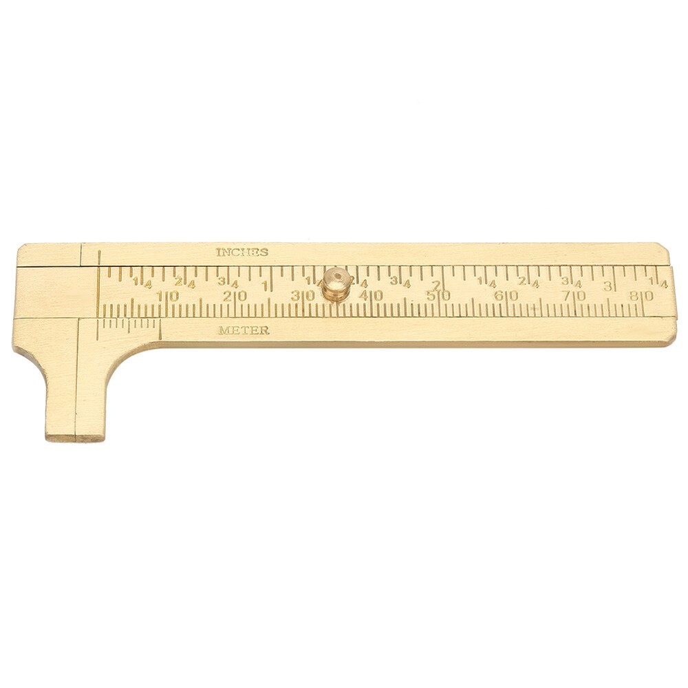 Double Scale Vernier Caliper Sliding Caliper Gauge Ruler Measuring Tool 80mm