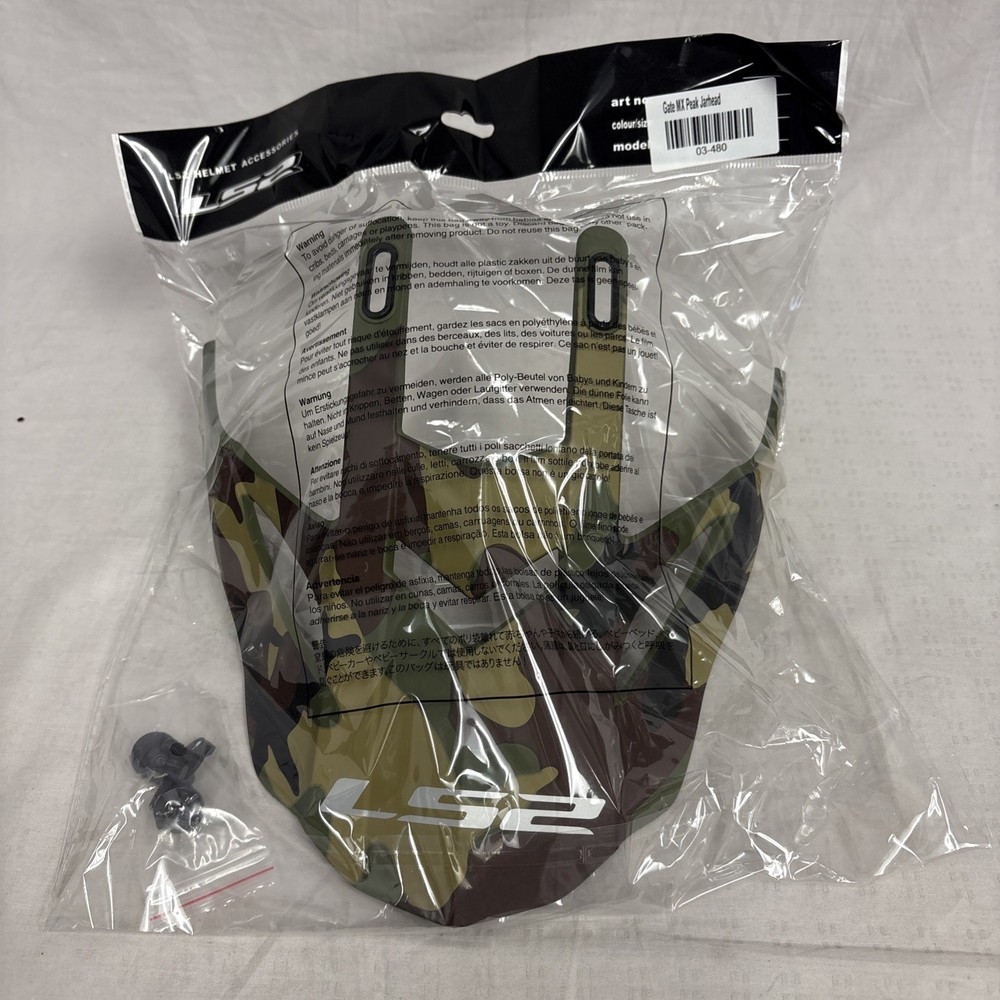 LS2 Gate Helmet Replacement Visor Peak Jarhead