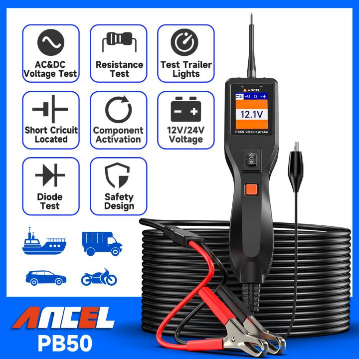 ANCEL PB50 12V/24V Circuit Tester Electrical Power Probe Diagnostic Tool