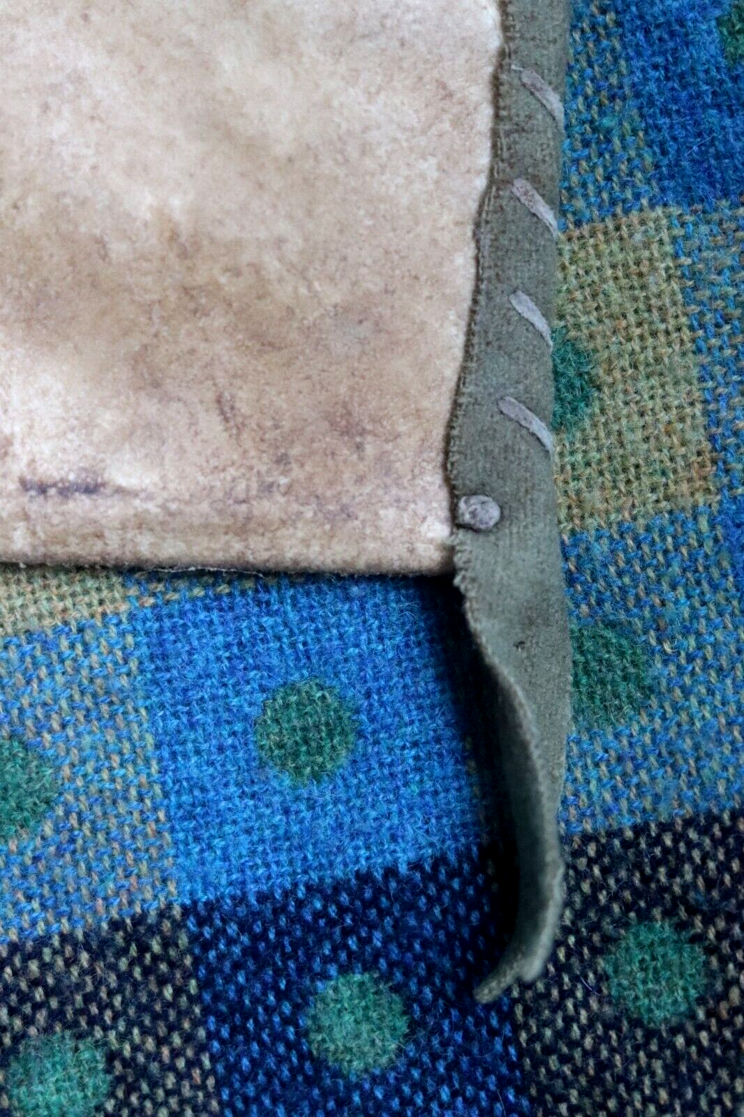 Vintage PARFLECHE BAG antique Native American document pouch Plains Indians