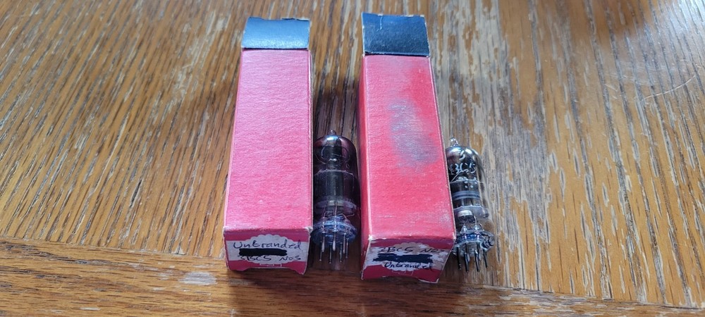 (2) Unbranded NOS 3BC5/3CE5 Vacuum Tubes Tested