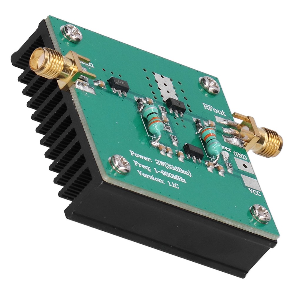 12VDC RF Power Wideband Amplifier Amplification Module 1-930MHz Working Freq CST