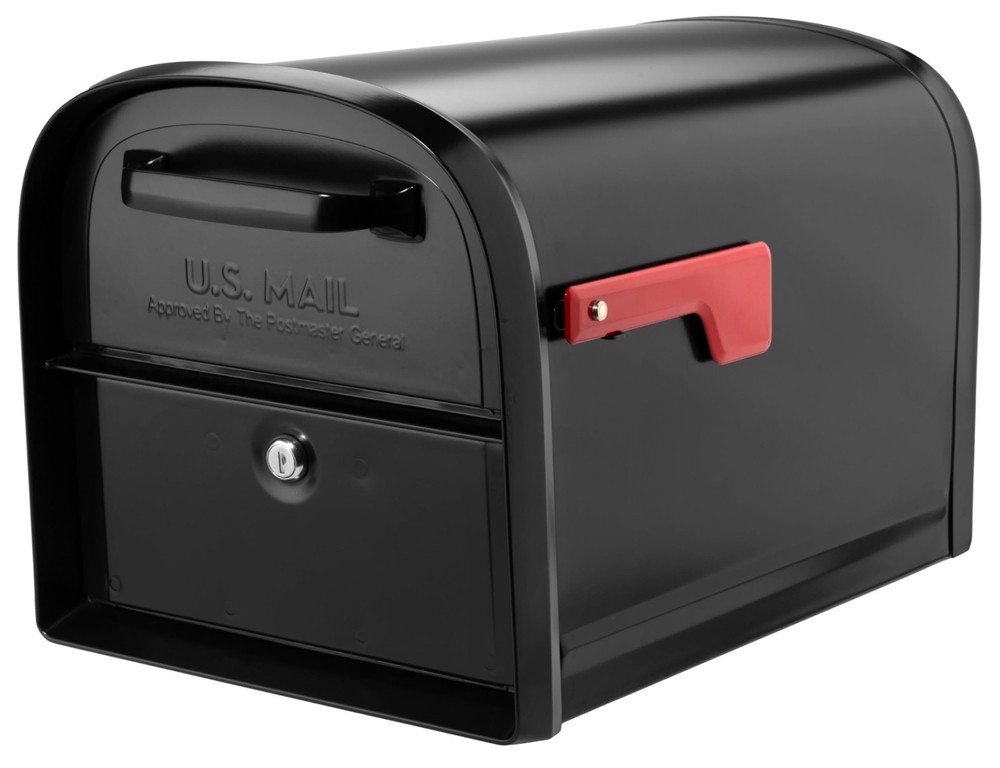 Extra Large Locking Parcel Mailbox - Secure, Weather-Resistant, Black 6300B-10