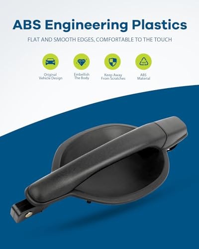 Exterior Door Handle,Rear Door Handle Driver Left Side,Replacement for 2004