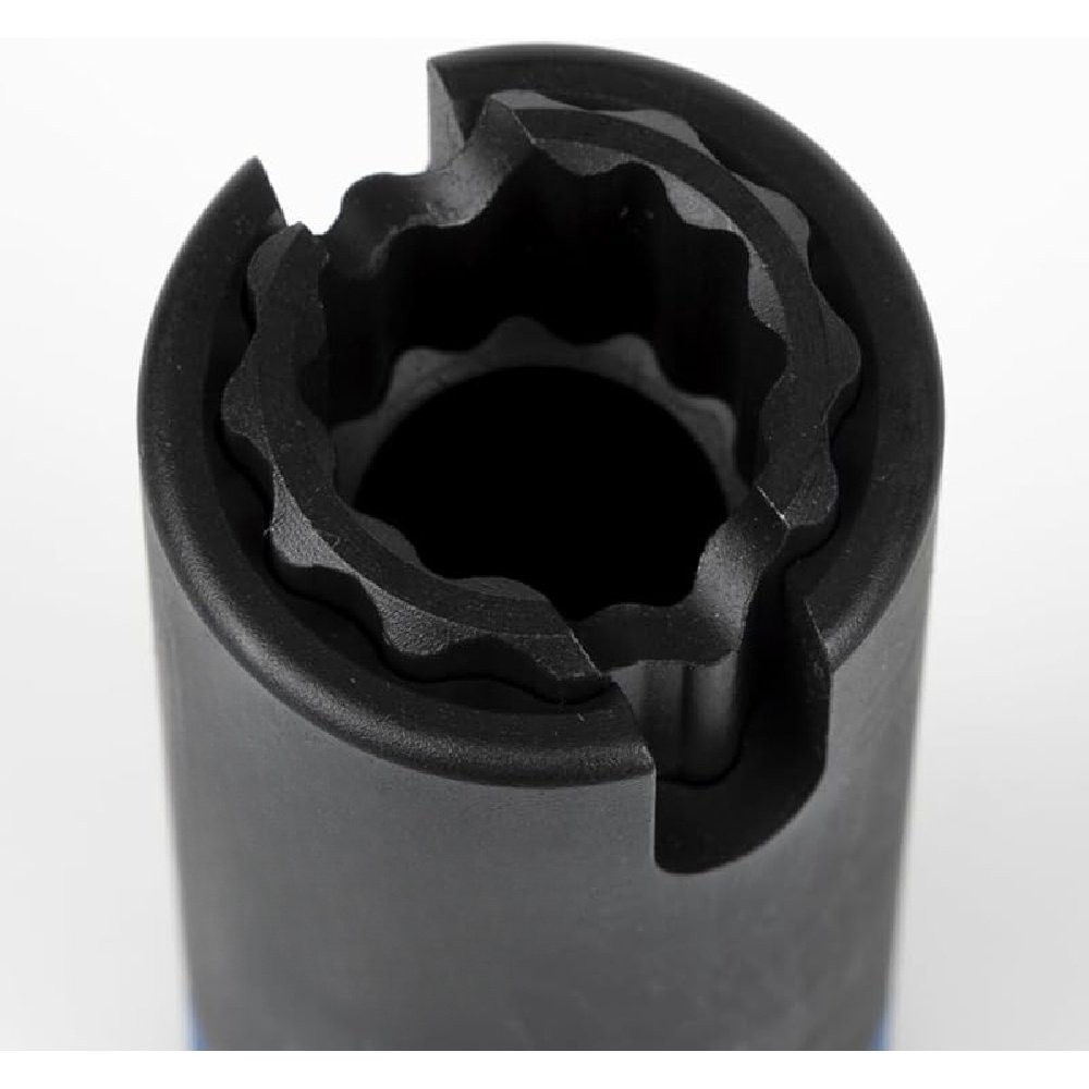 Klein Tools 66031 3-in-1 Slotted Impact Socket, 12-Point Deep Sockets