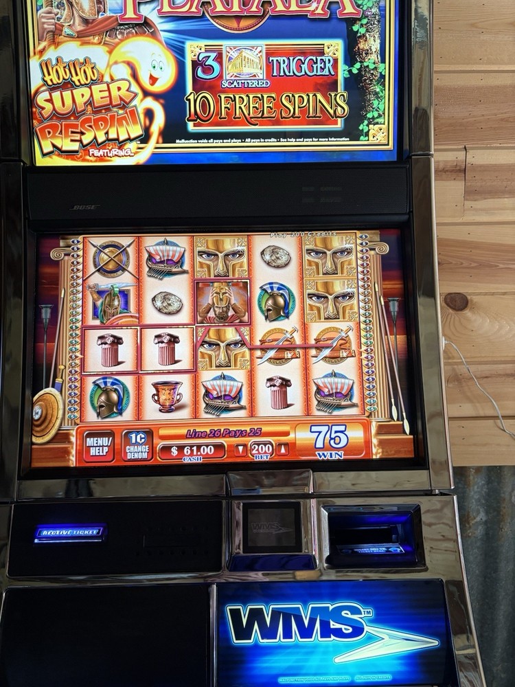 WMS BB2 PLATAEA SLOT MACHINE SOFTWARE SET GAME & OS EXTREMELY FUN HOTHOT RESPIN