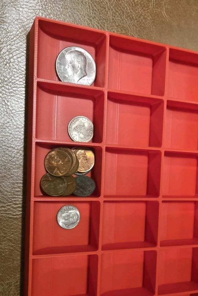 Coin Sorting Tray 24 Bins