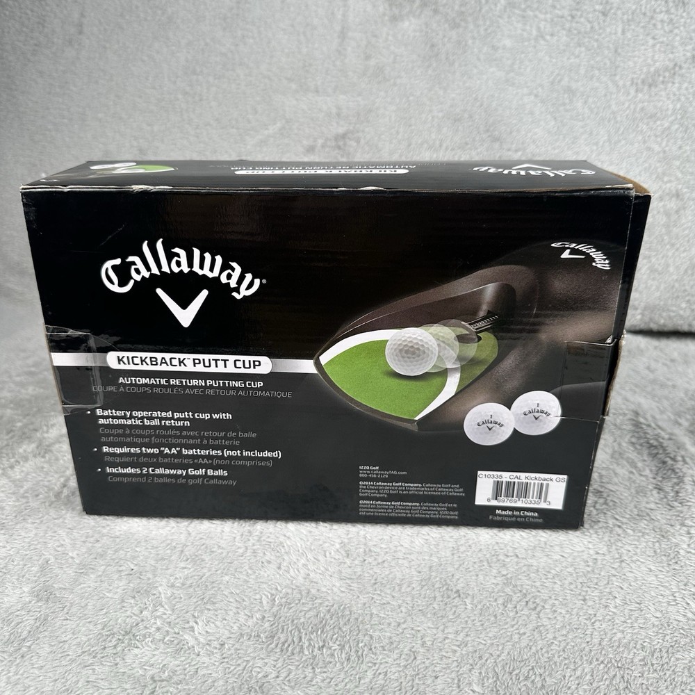 Callaway Kickback Putt Cup Automatic Return for Putting 1 Ball Only See Video!