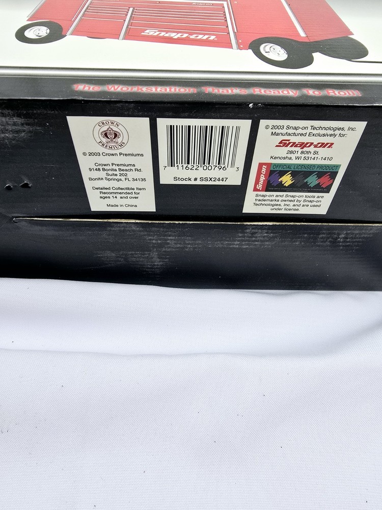 Snap-on Mini Tool Wagon PARTS REPAIR MISSING A WHEEL TOOLS