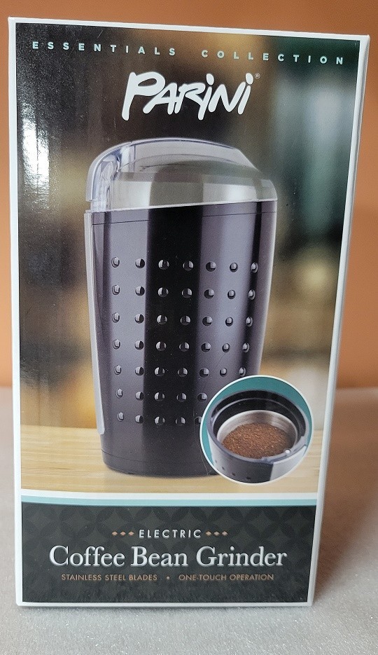 Parini Electric Coffee Bean Grinder - Essentials Collection NEW IN BOX