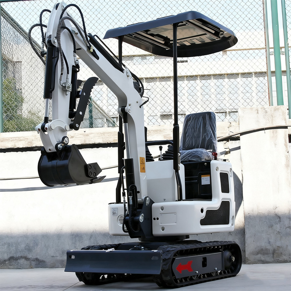 Mini Excavator B&S with Attachments Auger Drill Ripper Quick Hitch Rake Diggers