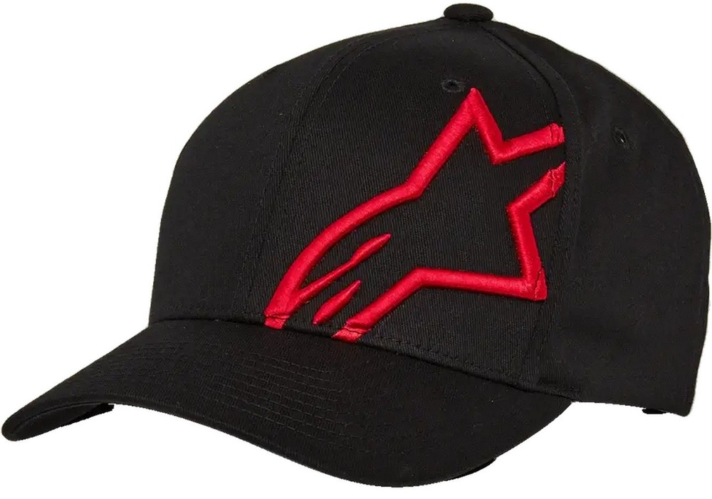 Alpinestars Corp 2 Shift Curved Flexfit Hat Black/Red