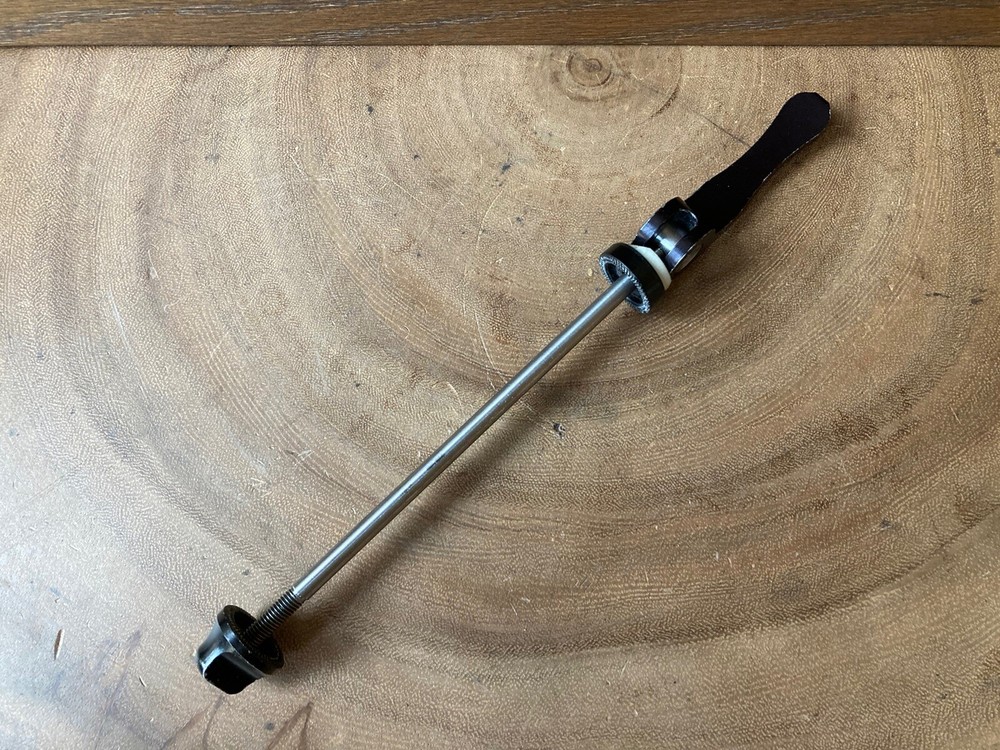 Vtg Black Anodized Control Tech Titanium Front Quick Release Skewer