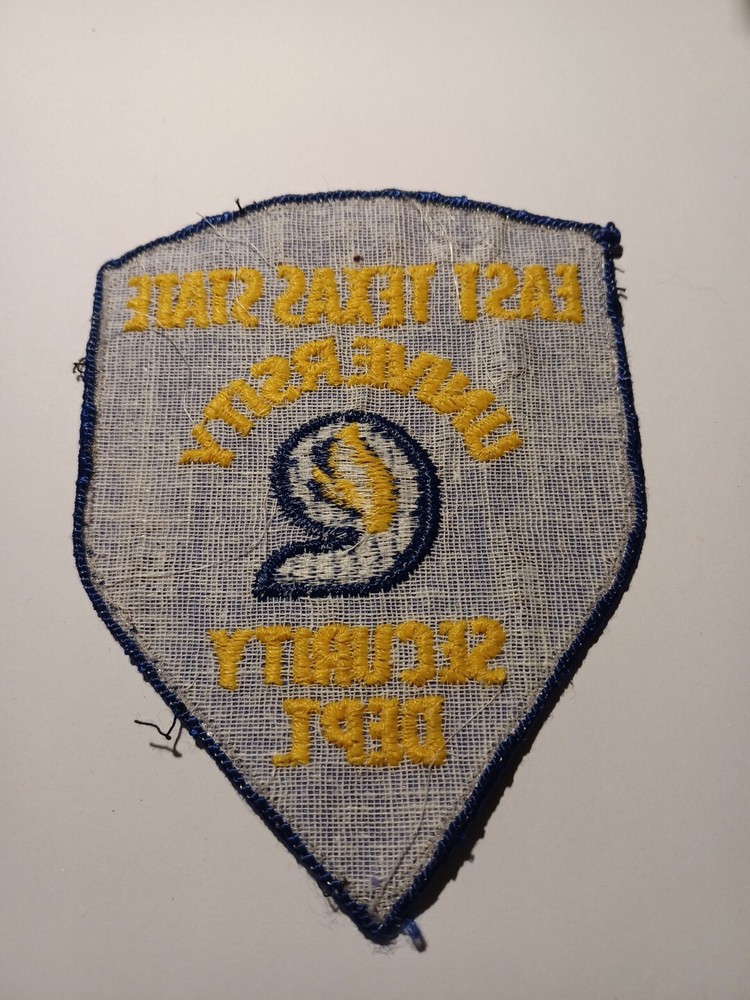 Police Security University Shoulder Patch