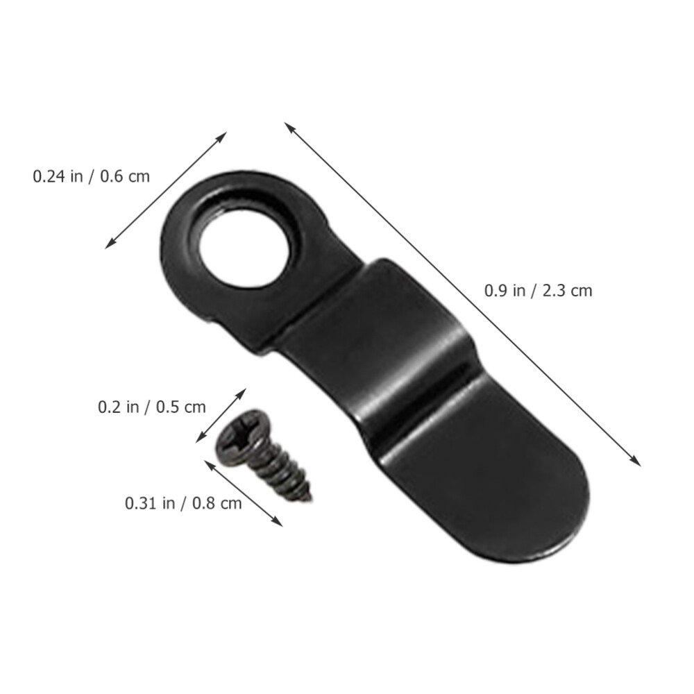 100PCS Black Photo Frame Rotating Clips Backboard Buckles