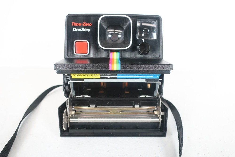 Vintage Polaroid Time Zero One Step Instant Land Camera UNTESTED With Strap