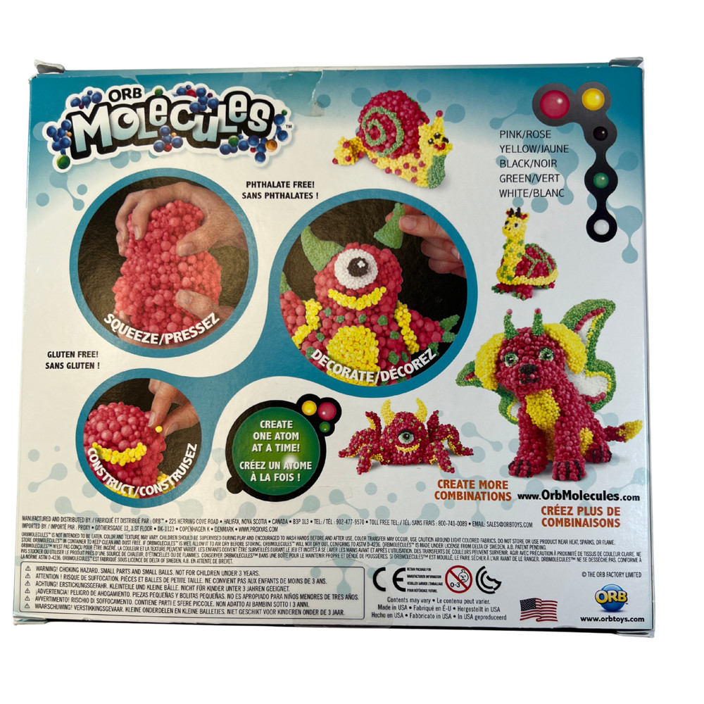 ORB Molecules Pupperfly Craft Kit Open Box New – Reusable Creative Play